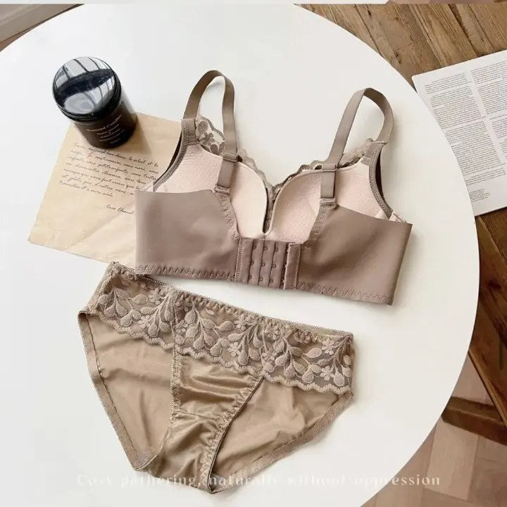 Luxe Lace Push-Up Set: Front & Back Hook Design