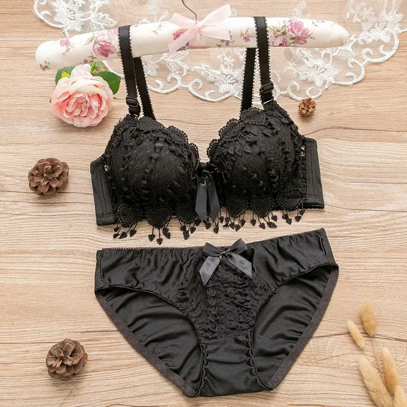 Sexy Lace Pushup Bra & Panty Set