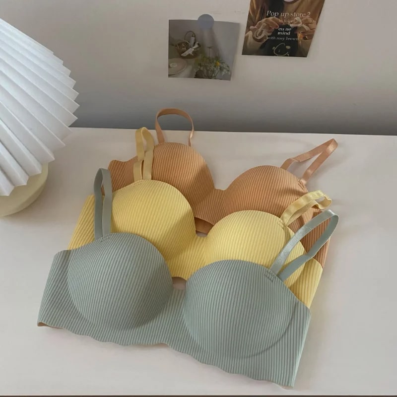 Stylish Half Cup Comfort Padded Seamless Bra