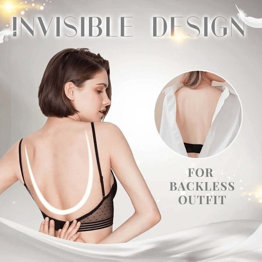 Low Back Wireless Lifting Lace Lightly Padded Bra
