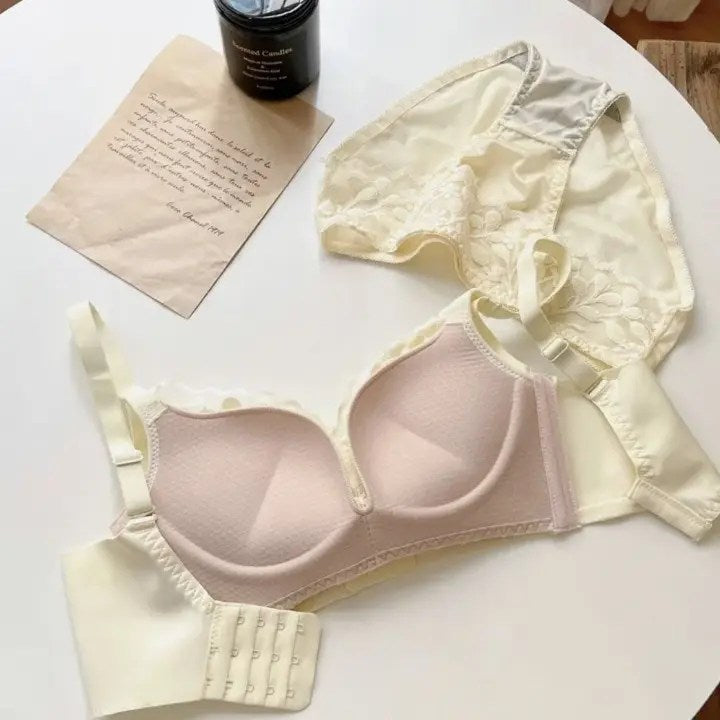 Luxe Lace Push-Up Set: Front & Back Hook Design