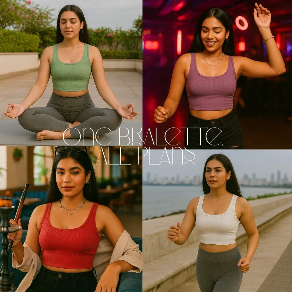 Women Wireless Sexy Push Up Sports Stylish Tank Top Bralette
