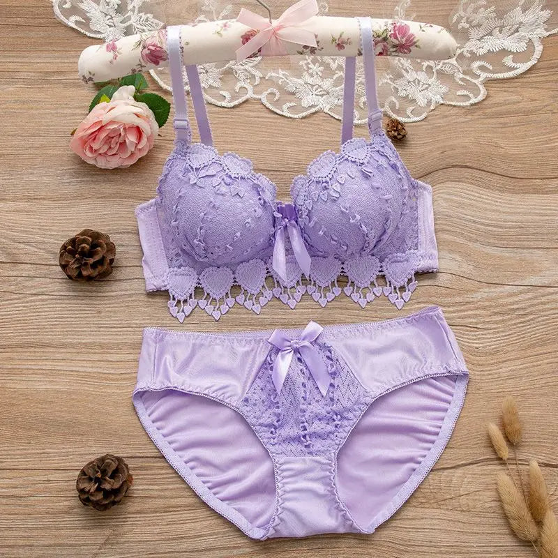 Sexy Lace Pushup Bra & Panty Set