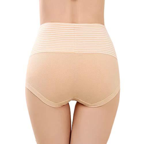 Soft Stripe High-Waist Cotton Panty - Assorted Colors
