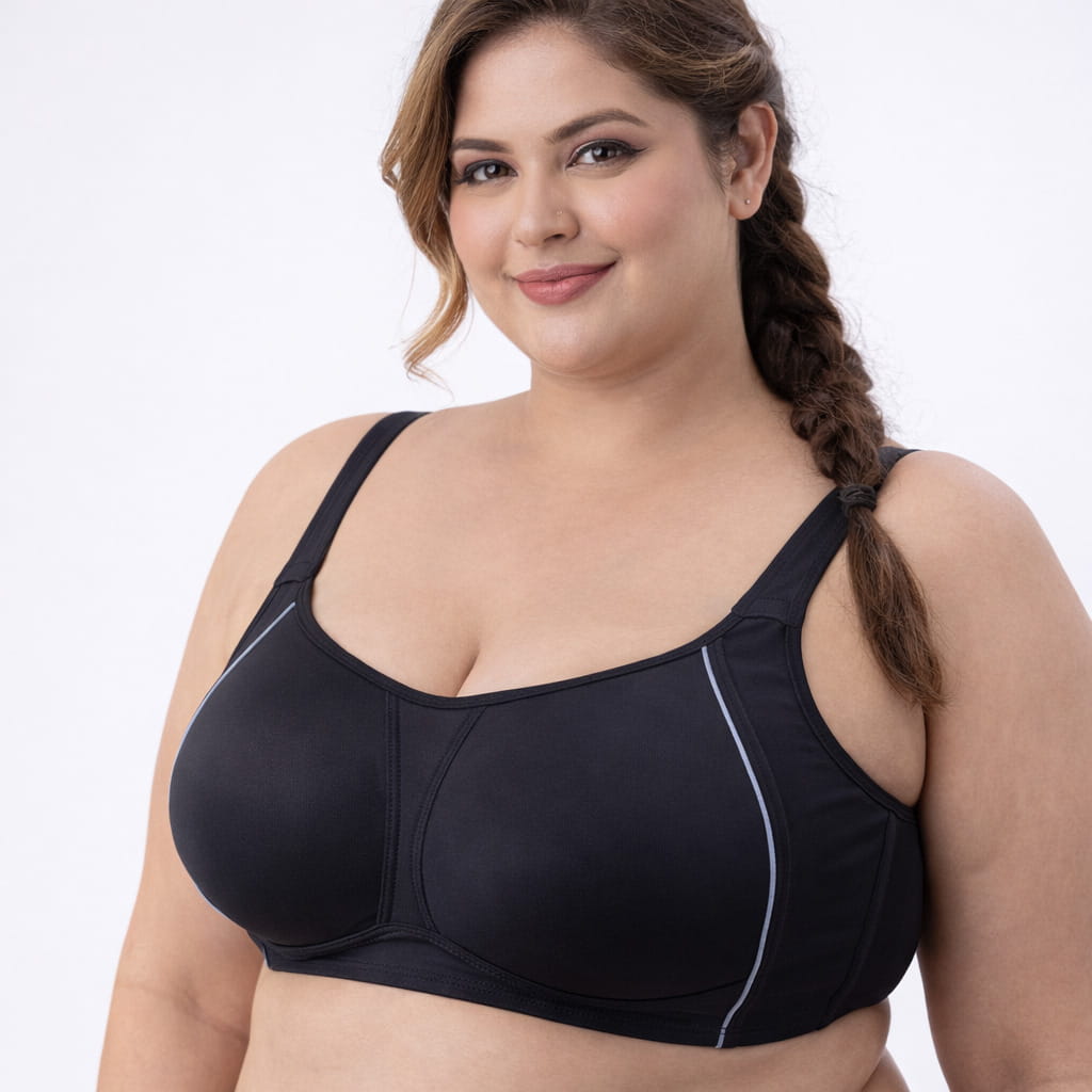 Bucketberry PlusSize AirComfort Full Coverage Wireless Bra
