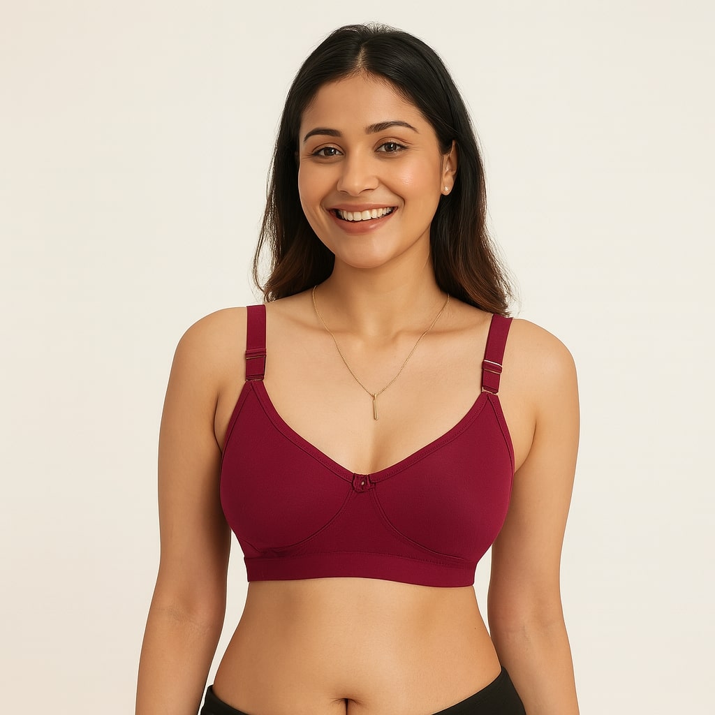Bucketberry Ultra Comfort Wireless Full Coverage Everyday Bra