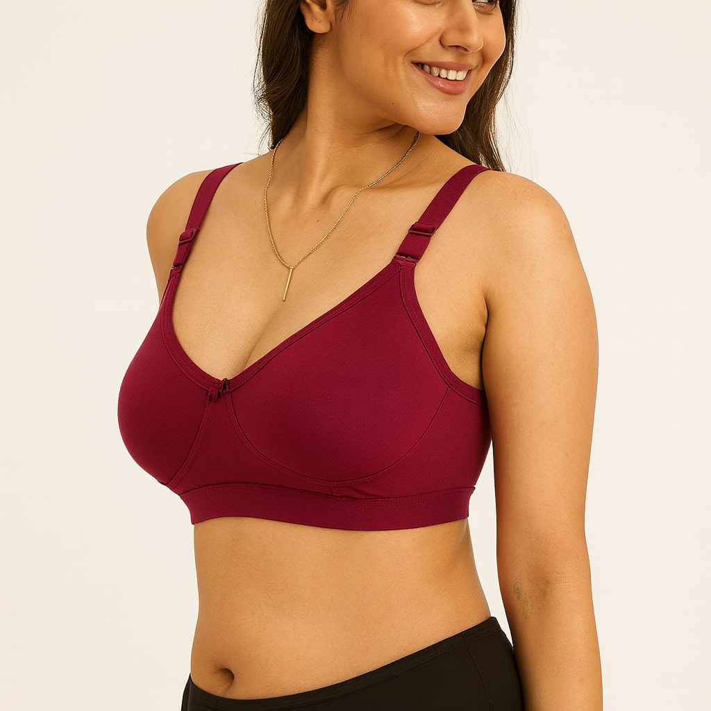 Bucketberry Ultra Comfort Wireless Full Coverage Everyday Bra