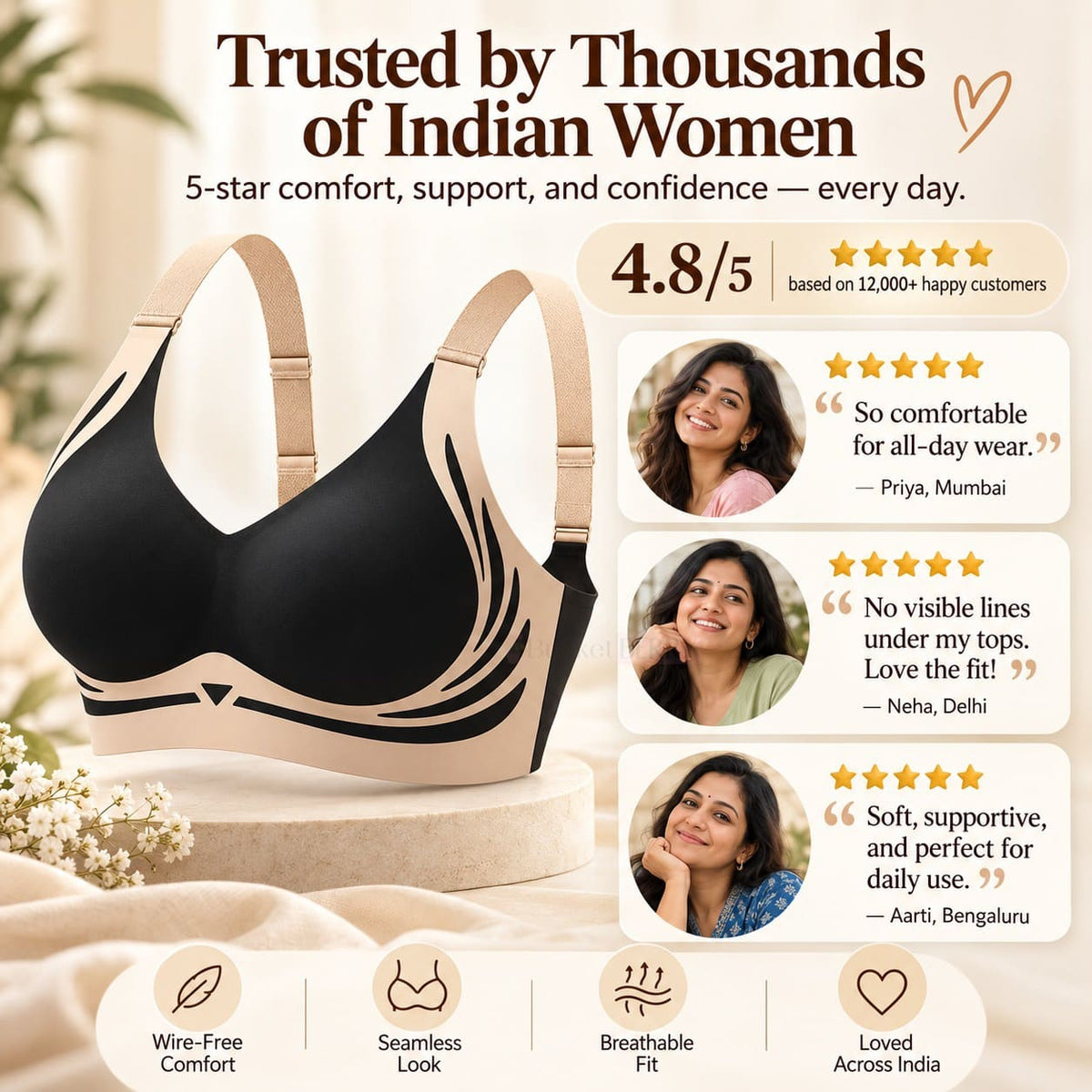 Lift & Shape Wireless Bra