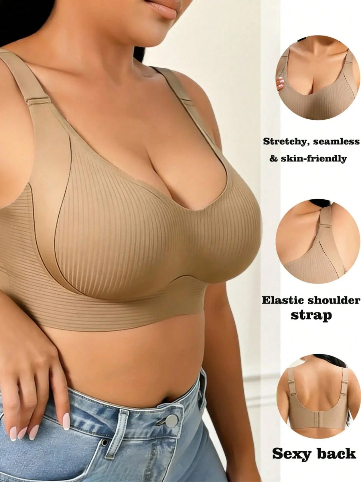Bucketberry Super Firming Wire-Free Full Cup Bra — All-Day Comfort & Lift