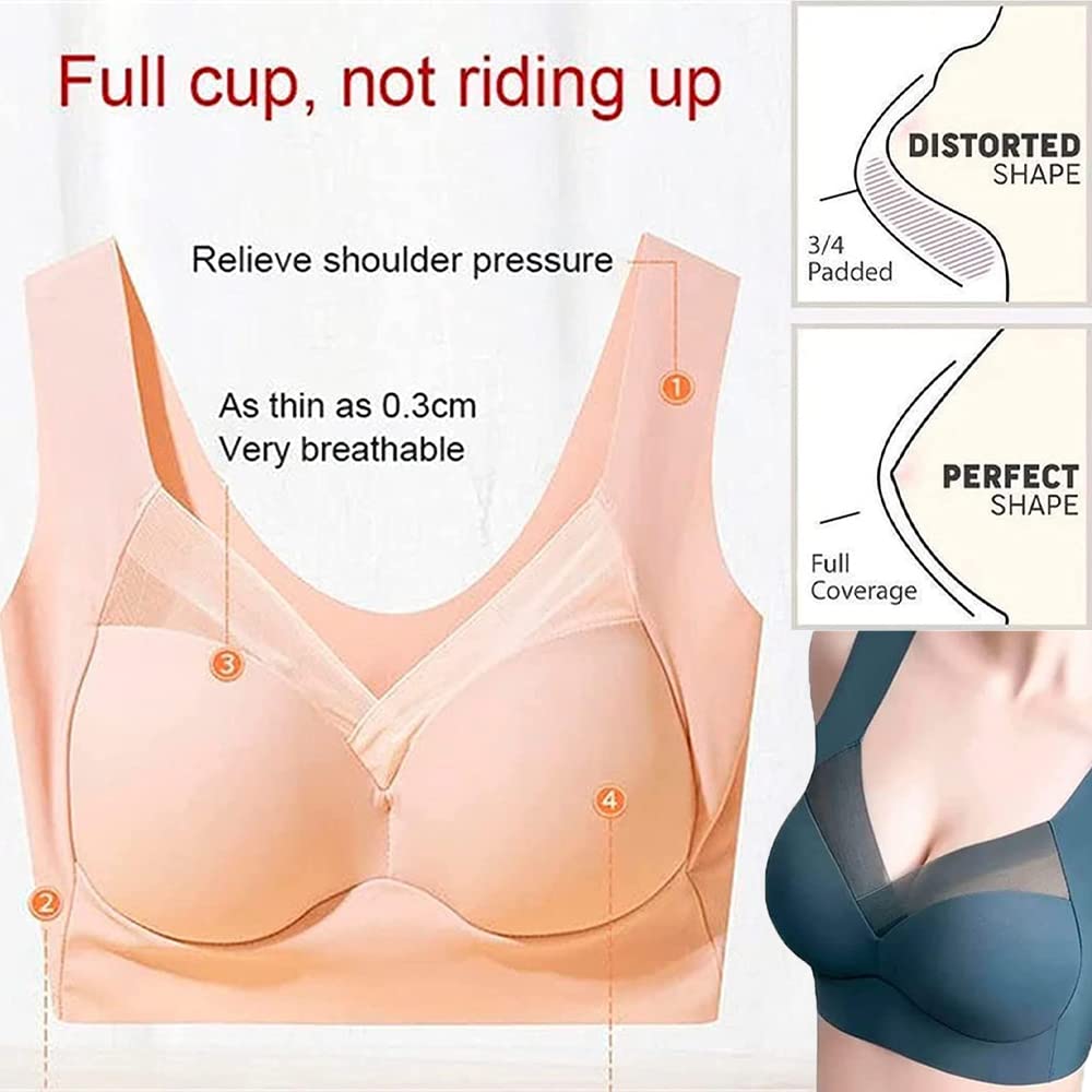 BODYCARE 6585S Poly Cotton BCD Cup Full Coverage Seamless Bra (34D