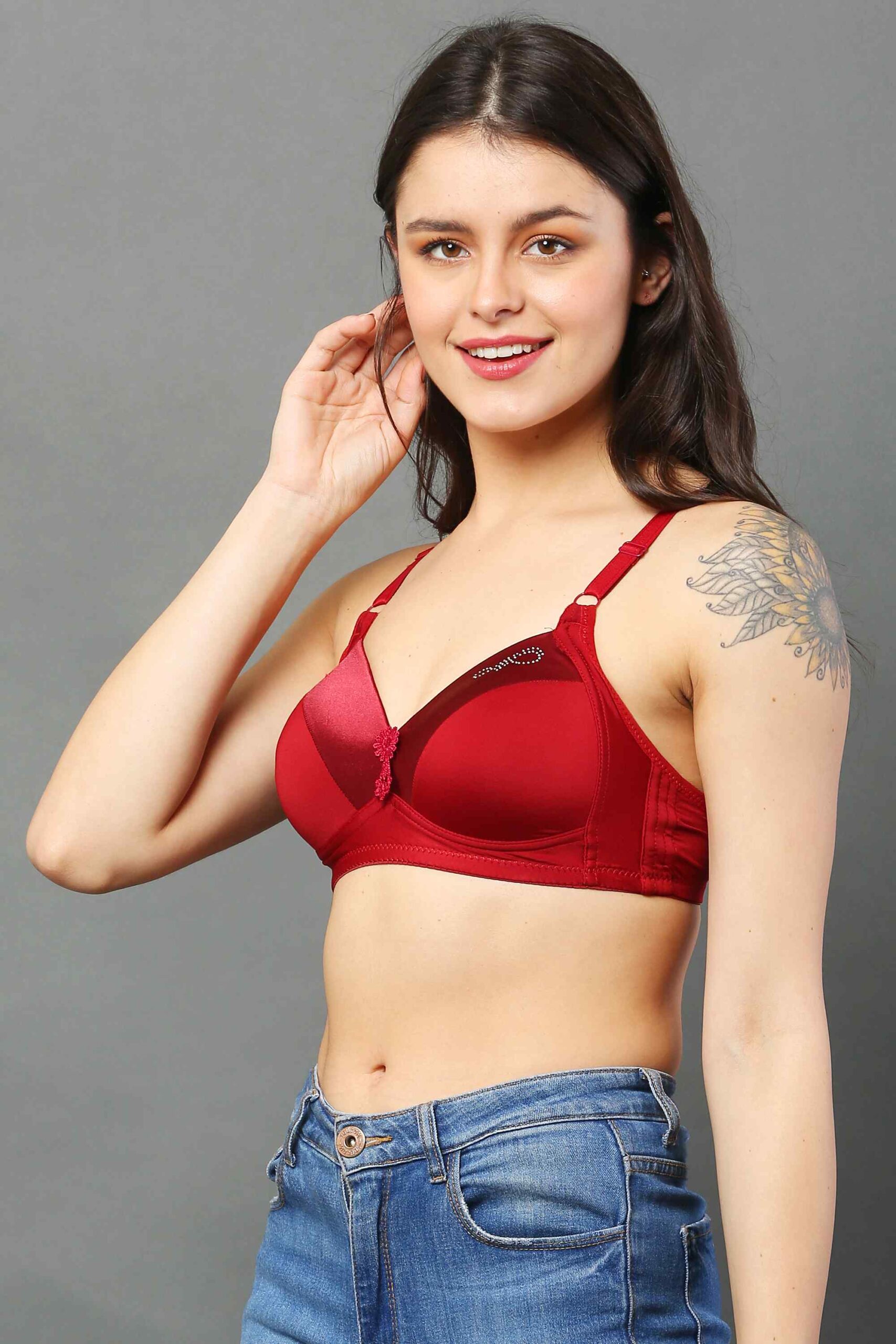 Non-Padded Super Comfortable Sports Air Bra – Bucket Berry