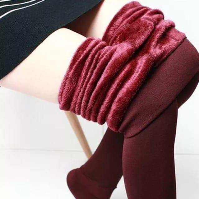 Women's Fleece Fuzzy Thermal Legging for Winters – Bucket Berry