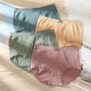 LaceyBreeze Mid-Waist Breathable Panties