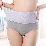 Soft Stripe High-Waist Cotton Panty